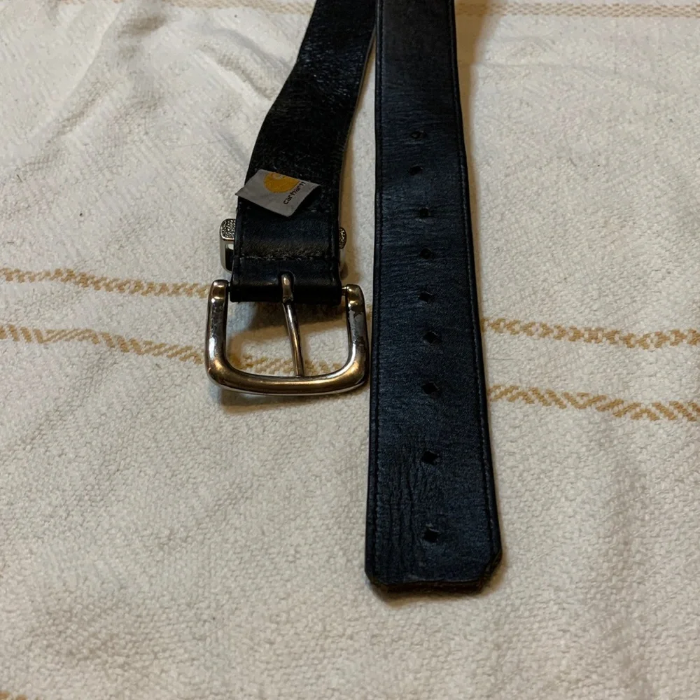 Carhartt Black Leather Belt